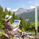 木屋 Private Whole-hotel In 360 Alpine Views Sauna & Hot Tub 萨斯费