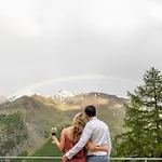 木屋 Private Whole-hotel In 360 Alpine Views Sauna & Hot Tub 萨斯费