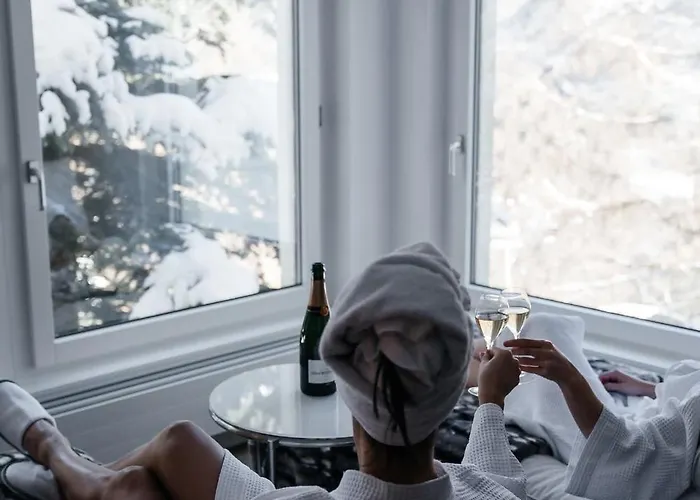 Chalet Private Whole-hotel In 360 Alpine Views Sauna & Hot Tub *