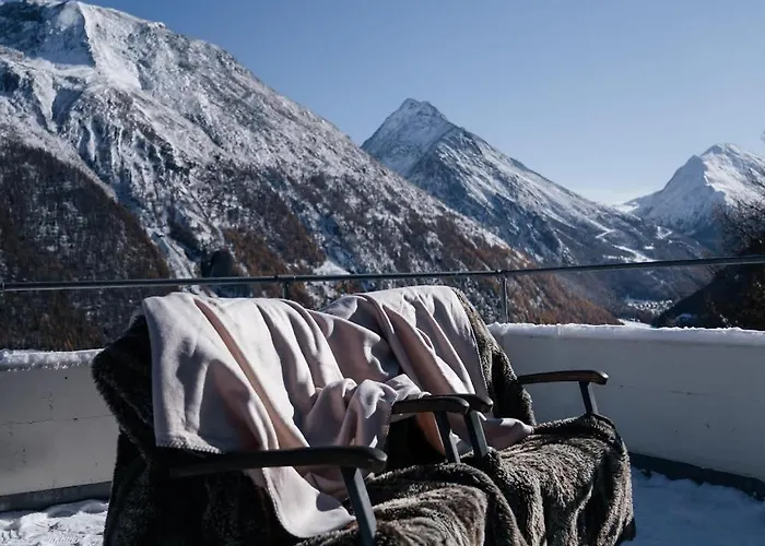 Private Whole-hotel In 360 Alpine Views Sauna & Hot Tub * Saas-Fee